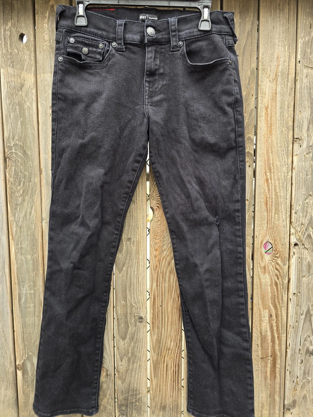 True Religion Black Men’s Ricky Jeans Classic Straight Fit Size 29